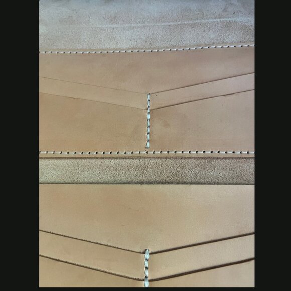 Pre-loved Go Forth Goods Marie wallet in natural veg tan - Picture 2 of 6